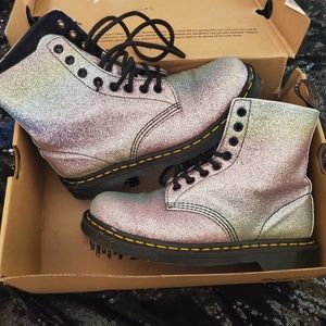 Dr. Martens Rainbow Glitter Pascal Boots